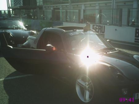 sur le circuit de magny cours